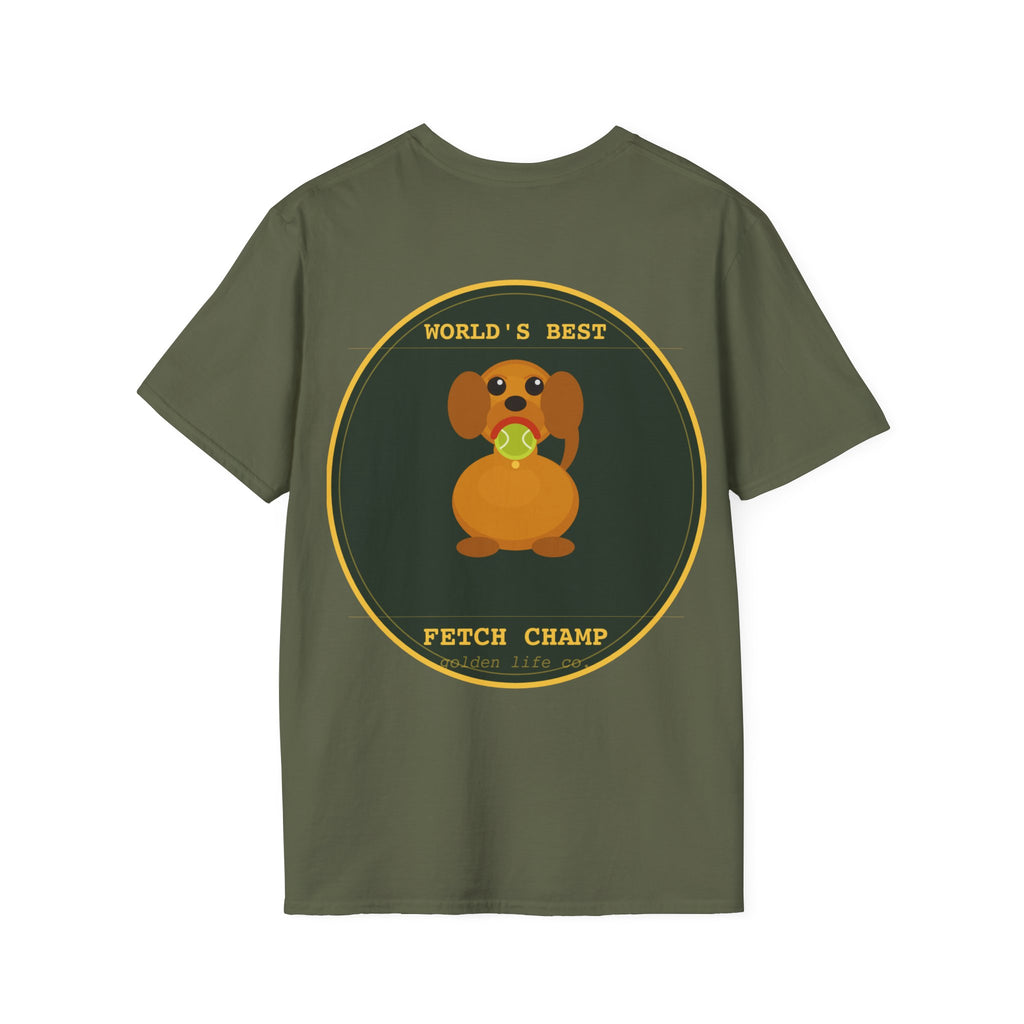 "World's Best Fetch Champ" Graphic Tee