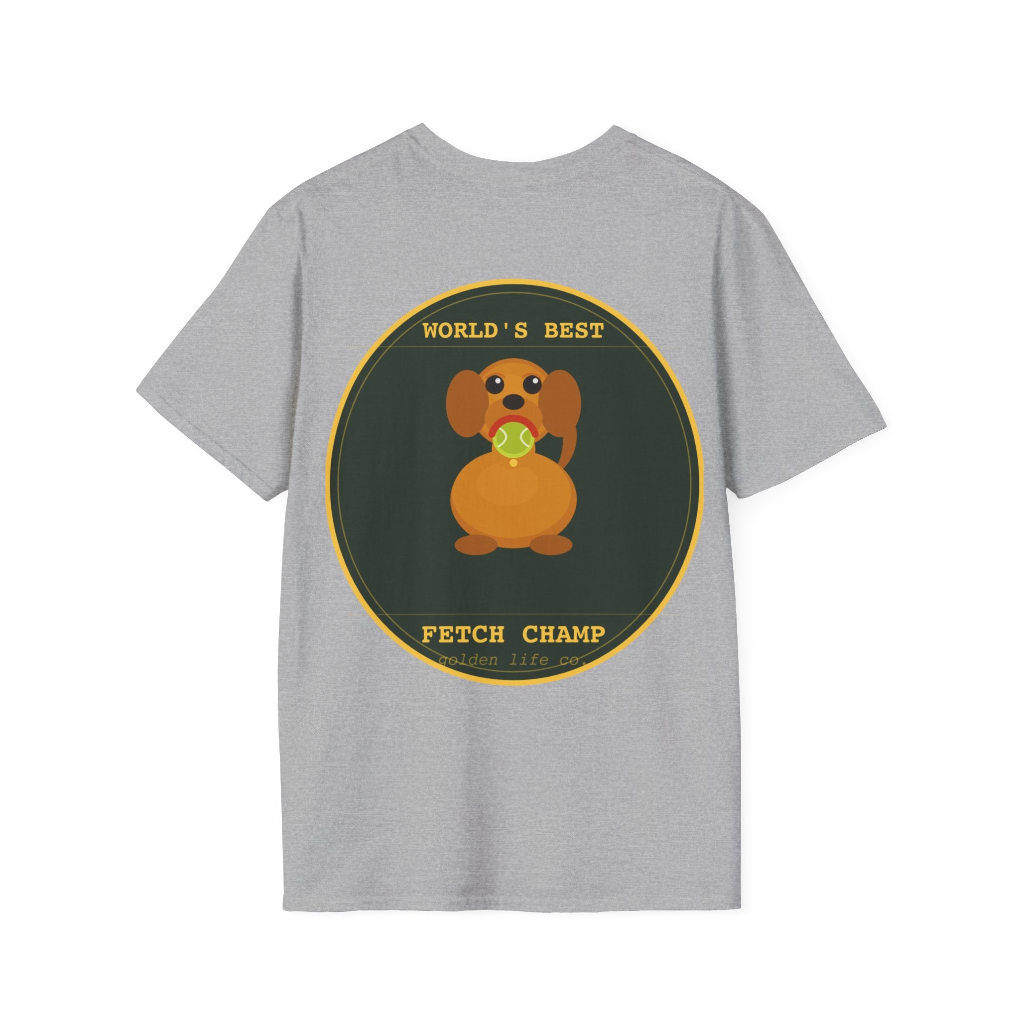 "World's Best Fetch Champ" Graphic Tee
